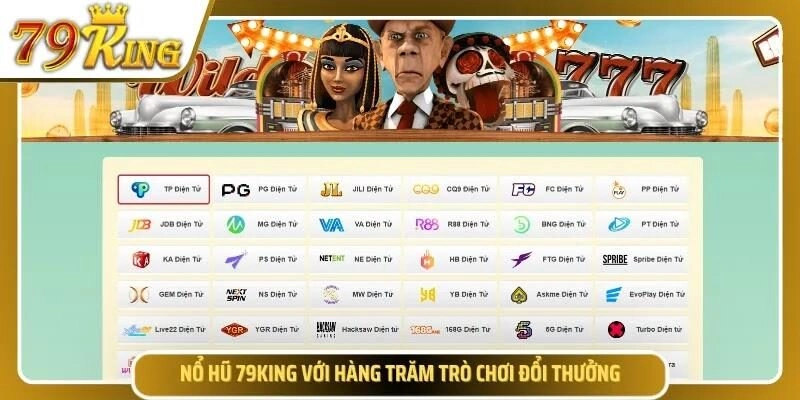 Kho game nổ hũ với nhiều chủ đề khác nhau